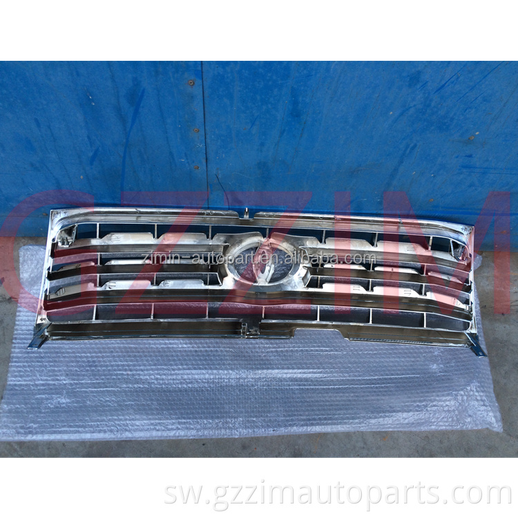 Gari Front Grill Auto Front Grille Front Chromed Bumper Grille kwa FJ100 2005- 2006